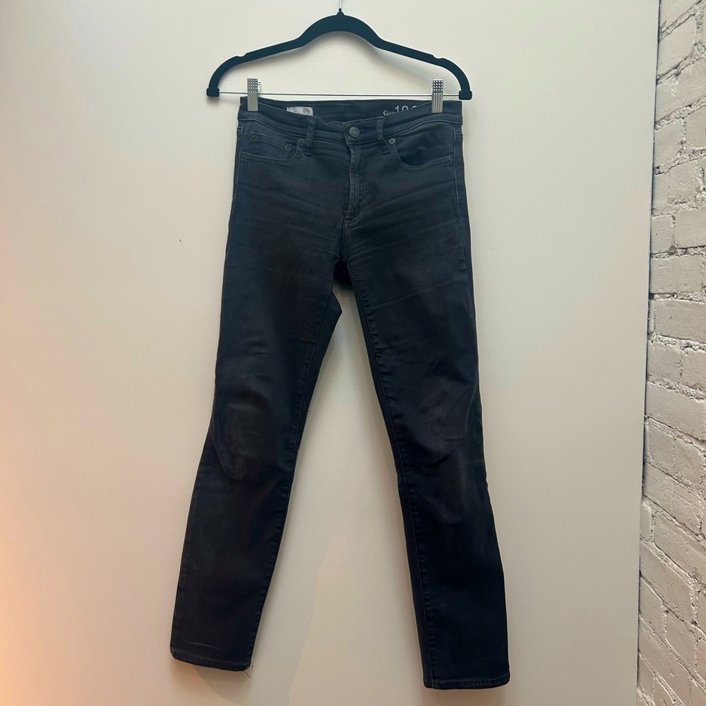Gap Slim Straight Jeans Charcoal Grey Size 26